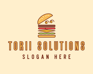 Burger Fast Food logo design