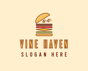 Burger Fast Food logo design