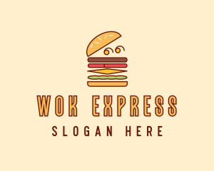 Burger Fast Food logo design