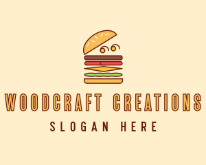 Burger Fast Food logo design