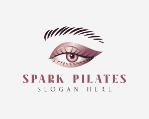 Metallic Eye Makeup Logo