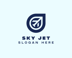 Aviation Jet Plane logo design