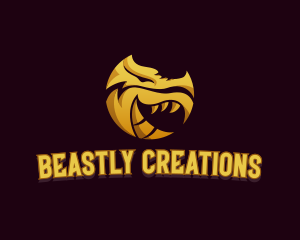 Monster - Monster Dragon Avatar logo design