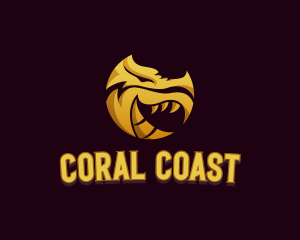 Monster Dragon Avatar logo design