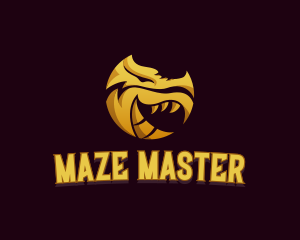 Monster Dragon Avatar logo design