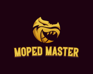 Monster Dragon Avatar logo design