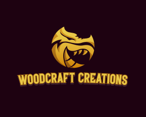 Monster Dragon Avatar logo design