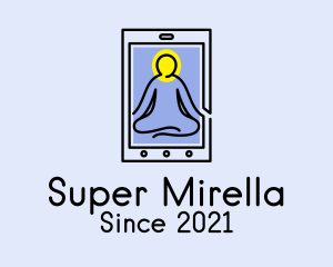 Meditation - Online Yoga Class logo design