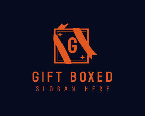 Gift Box Present logo design