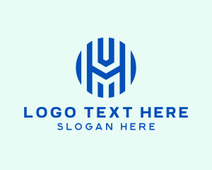 Geometric - Professional Business Letter H logo design