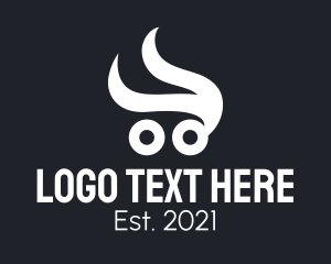 Van - Abstract Wing Tires logo design