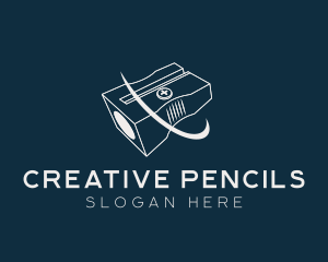 Art Pencil Sharpener logo design