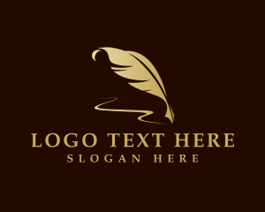 Signature - Feather Pen Law Firm logo design