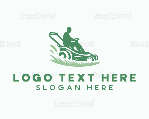 Landscaping Lawn Gardener Logo