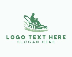 Landscaping Lawn Gardener Logo