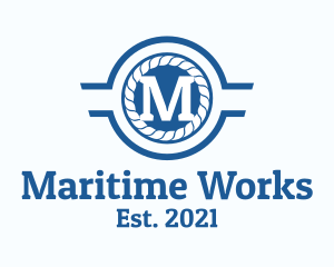 Shipyard - Marine Navy Sailor logo design