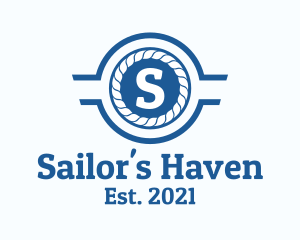 Marine Navy Sailor logo design