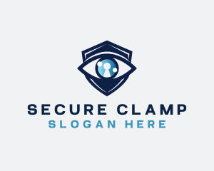 Security Eye Keyhole logo design