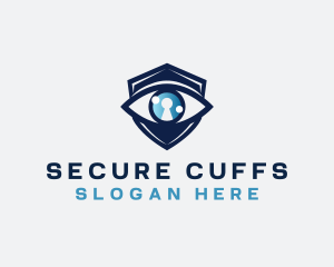 Security Eye Keyhole logo design