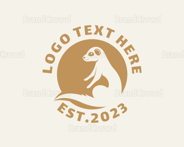 Meerkat Wild Zoo Logo