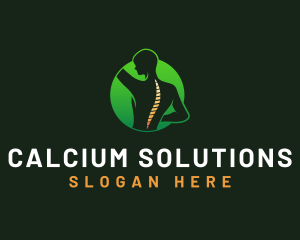 Calcium - Health Spine Treatment logo design