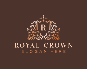 Decorative Royal Crest logo design