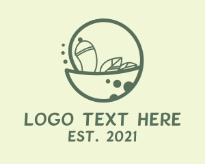 Grains - Cooking Herb Spice logo design