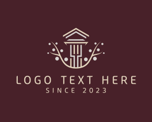 Investor - Column Tree Business logo design