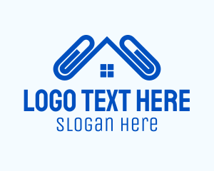 House - Office House Clip logo design