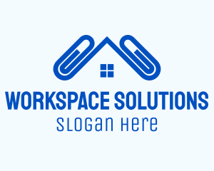 Office - Office House Clip logo design
