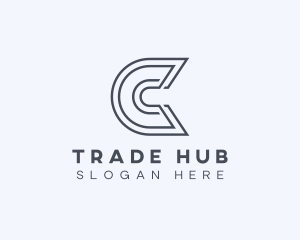 Trade - Business Marketing Commerce Letter C logo design