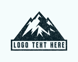 Trekking - Travel Mountain Adventure logo design