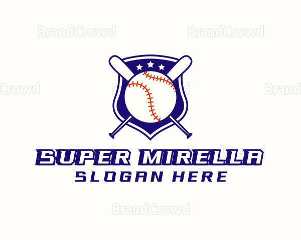 Baseball Sports Game Logo