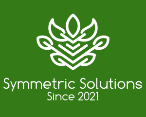 Symmetric - Organic Herb Plant logo design