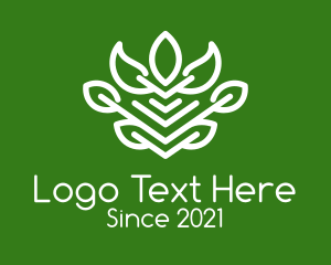 Vegetarian - Organic Herb Plant logo design