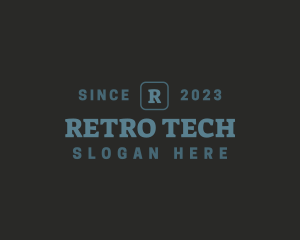 Retro Rustic Apparel logo design