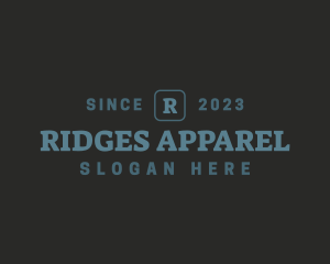 Retro Rustic Apparel logo design