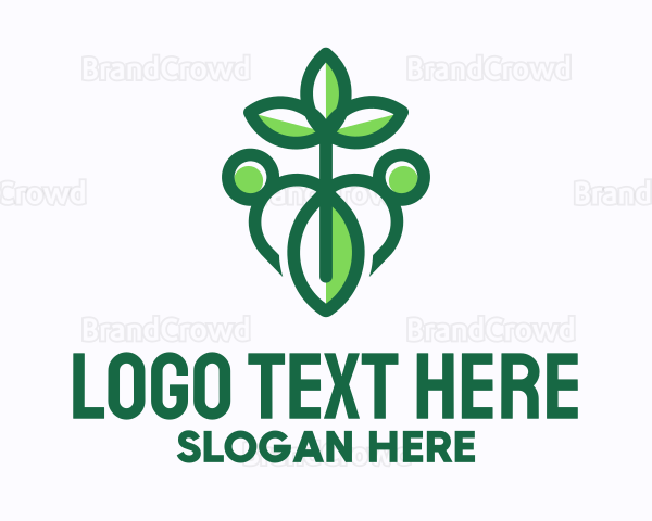 Green Plant Organization Logo