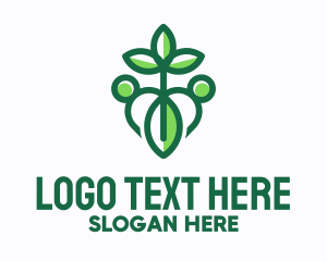 Botany - Green Plant Organization logo design