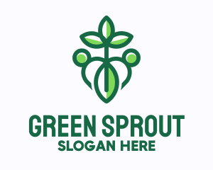 Green Plant Organization logo design