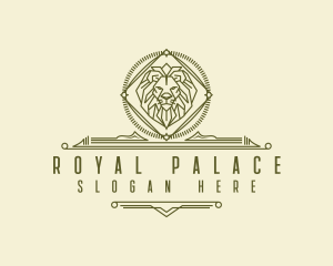 Royal Lion Crest  logo design