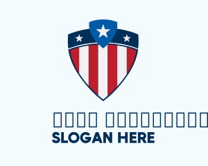 Stars & Stripes Shield logo design