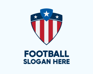 Shield - Stars & Stripes Shield logo design