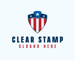 Stars & Stripes Shield logo design