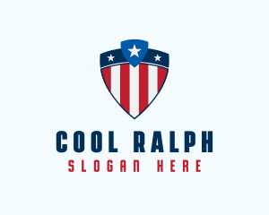 Stars & Stripes Shield logo design