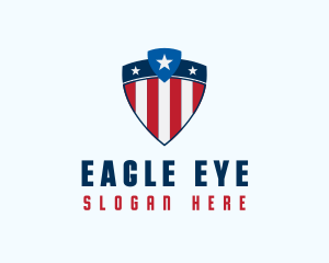 Stars & Stripes Shield logo design