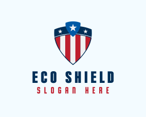 Stars & Stripes Shield logo design