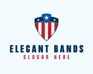 Stars & Stripes Shield logo design