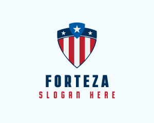 Stars & Stripes Shield logo design