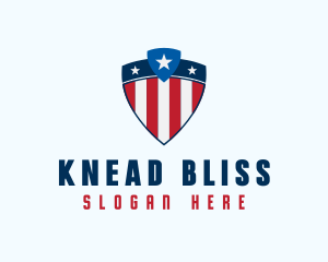 Stars & Stripes Shield logo design